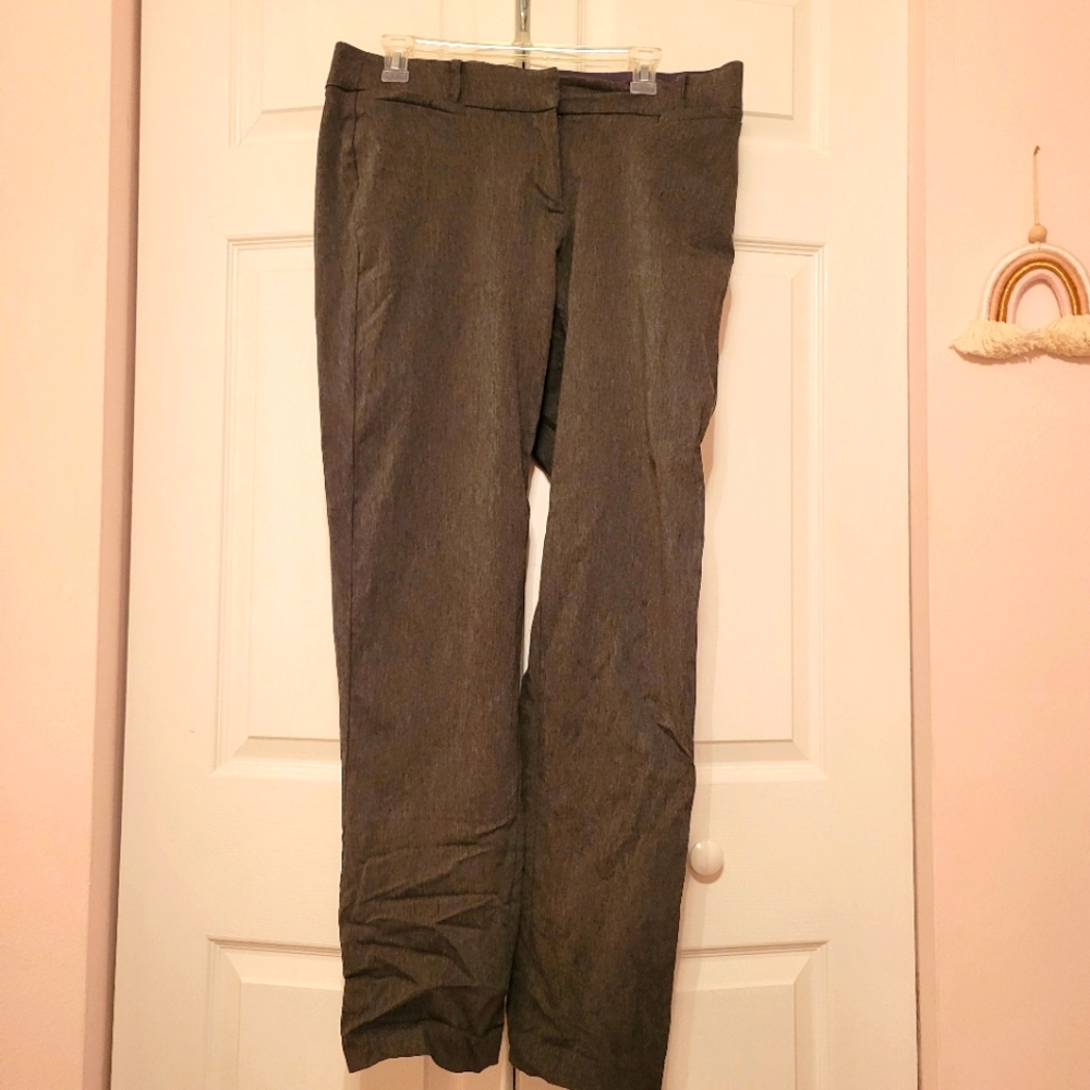 Lane Bryant The Allie Stylish Gray Dress Pants